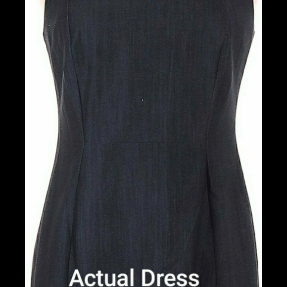 CALVIN KLEIN Sheath Pleated Knee Length CASUAL/Work DRESS - Picture 4 of 12